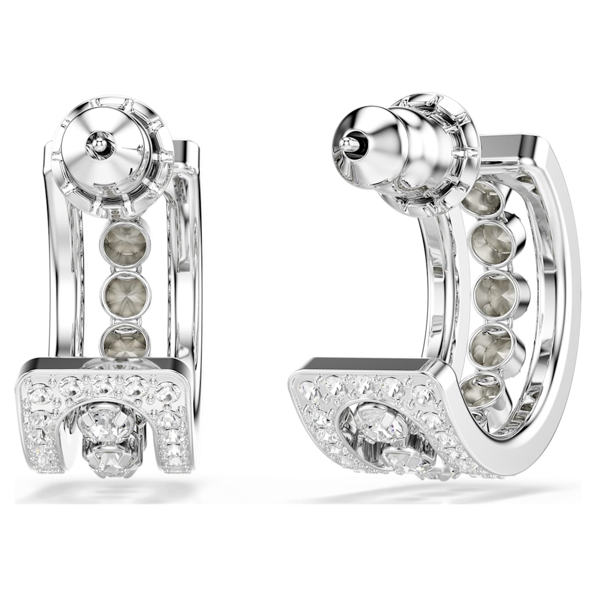 Hyperbola hoop earrings