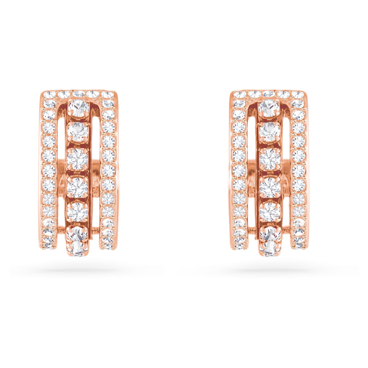 Hyperbola hoop earrings