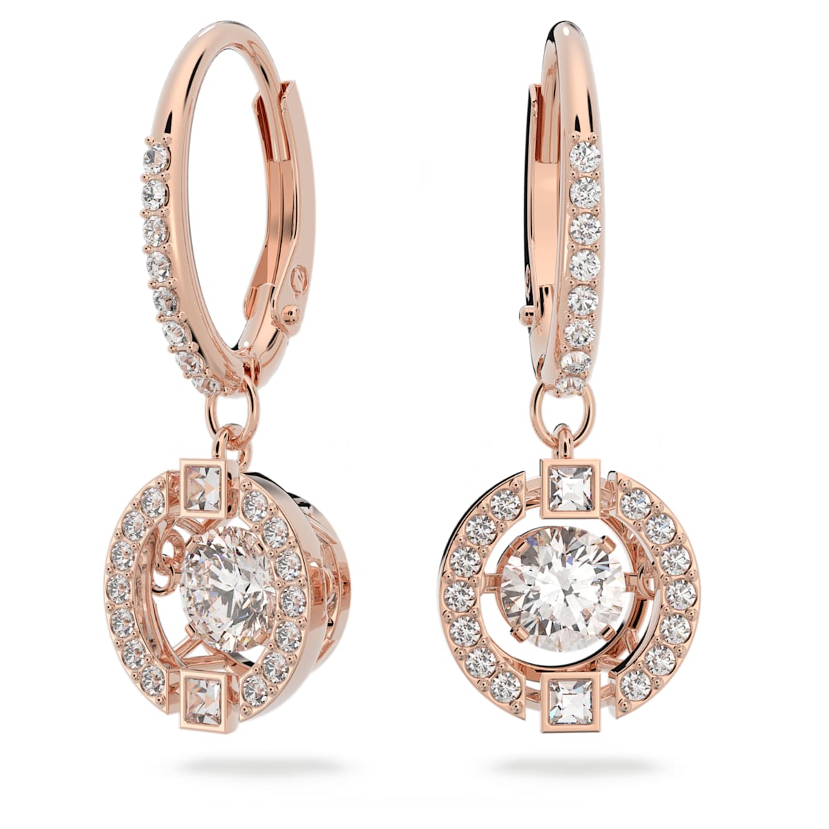 Una Angelic drop earrings