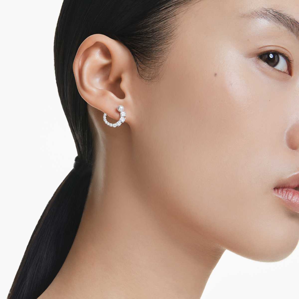 Matrix hoop earrings
