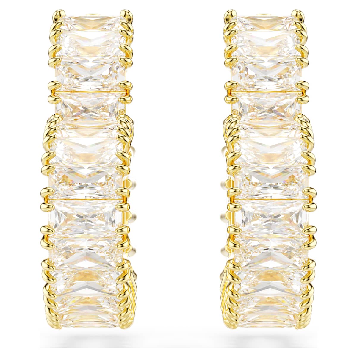 Matrix hoop earrings