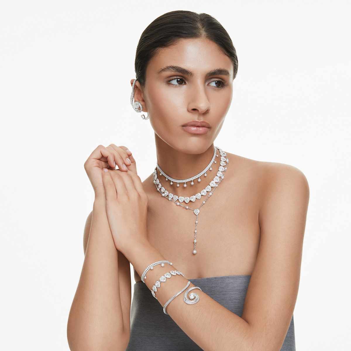 Ariana Grande x Swarovski clip earrings
