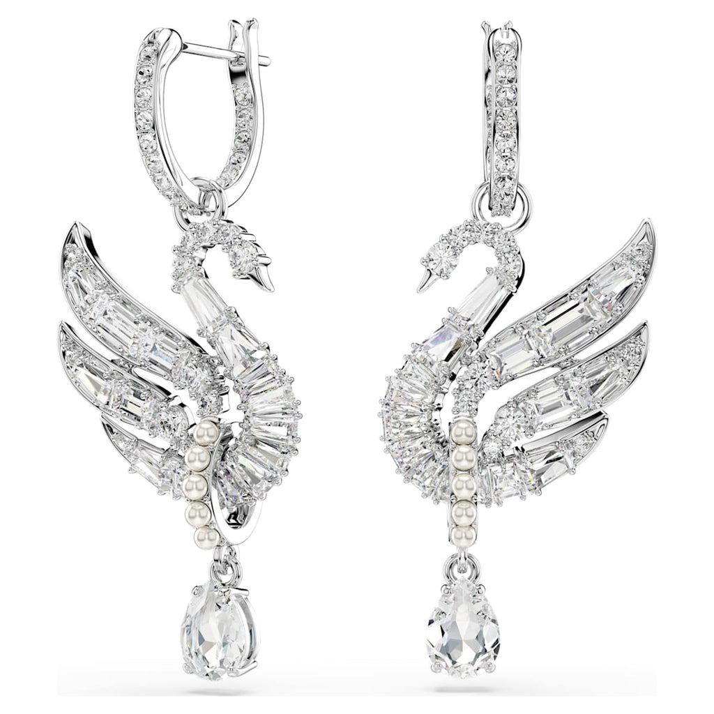 Swan earrings