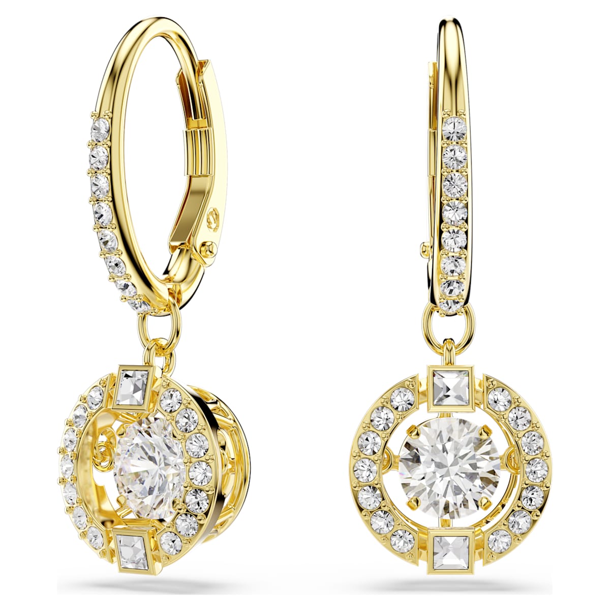 Una Angelic drop earrings
