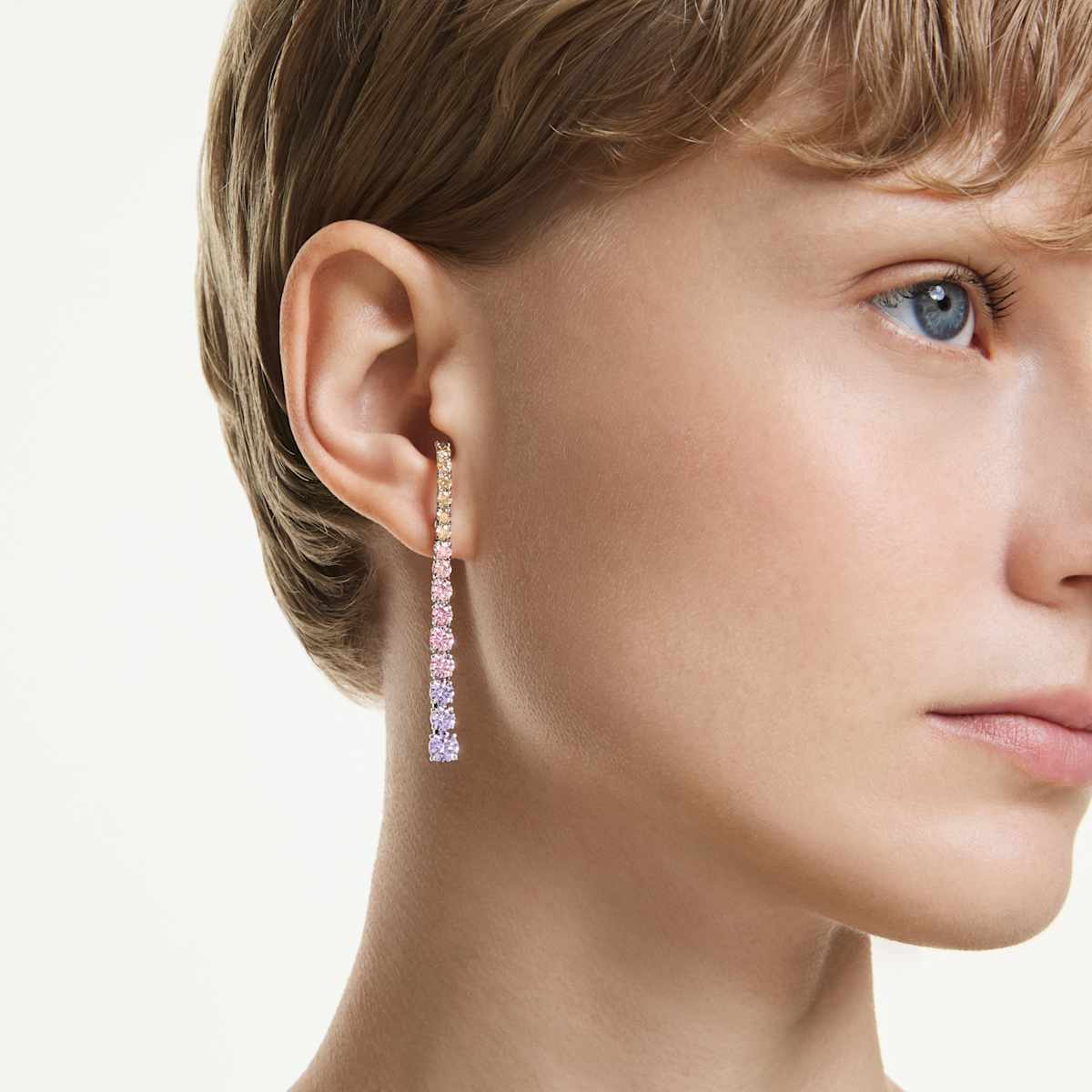 Boucles d'oreilles pendantes Matrix