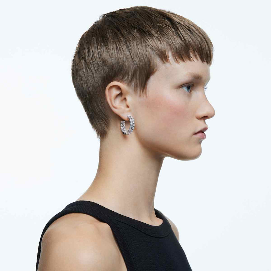 Matrix hoop earrings