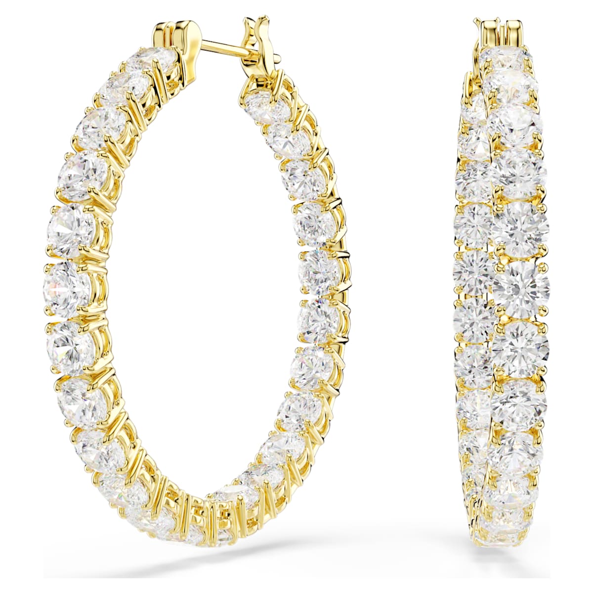 Matrix hoop earrings