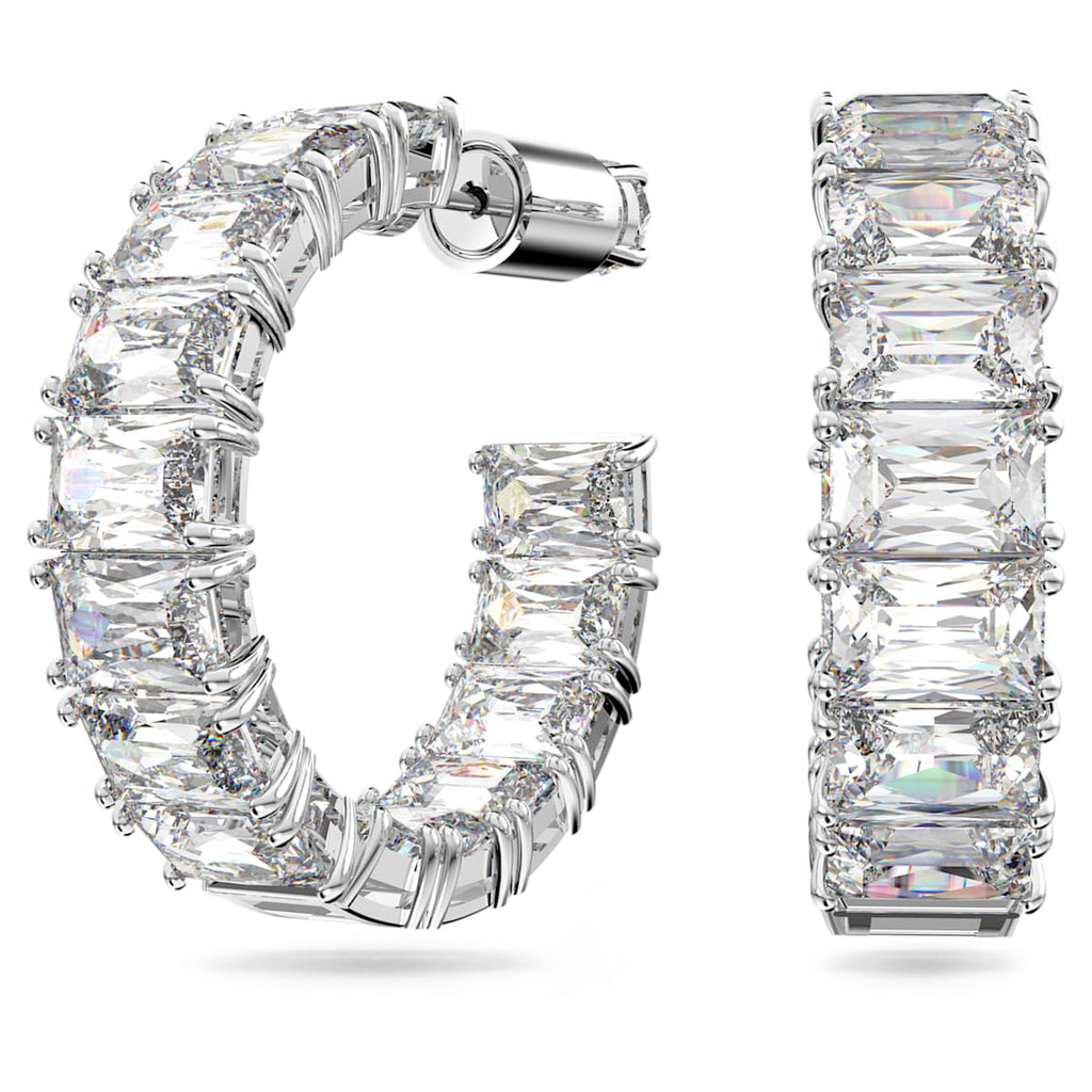 Matrix hoop earrings