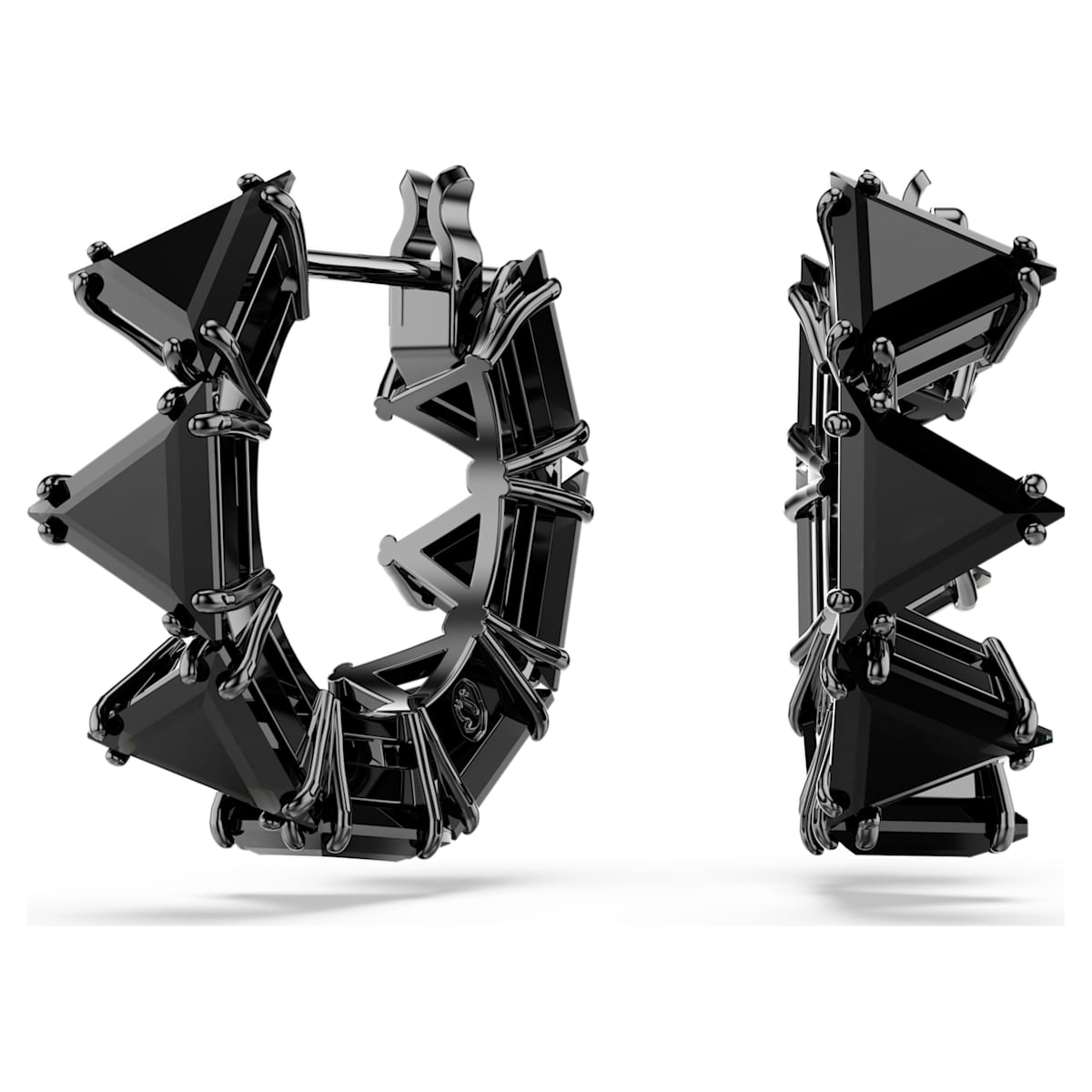 Matrix hoop earrings
