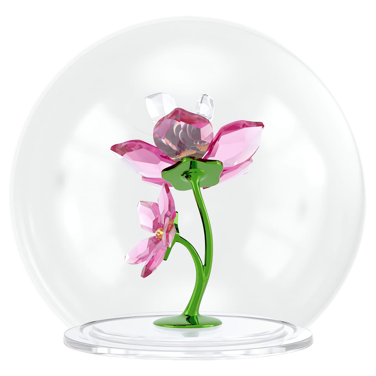Boule en verre Idyllia Abeille et fleurs