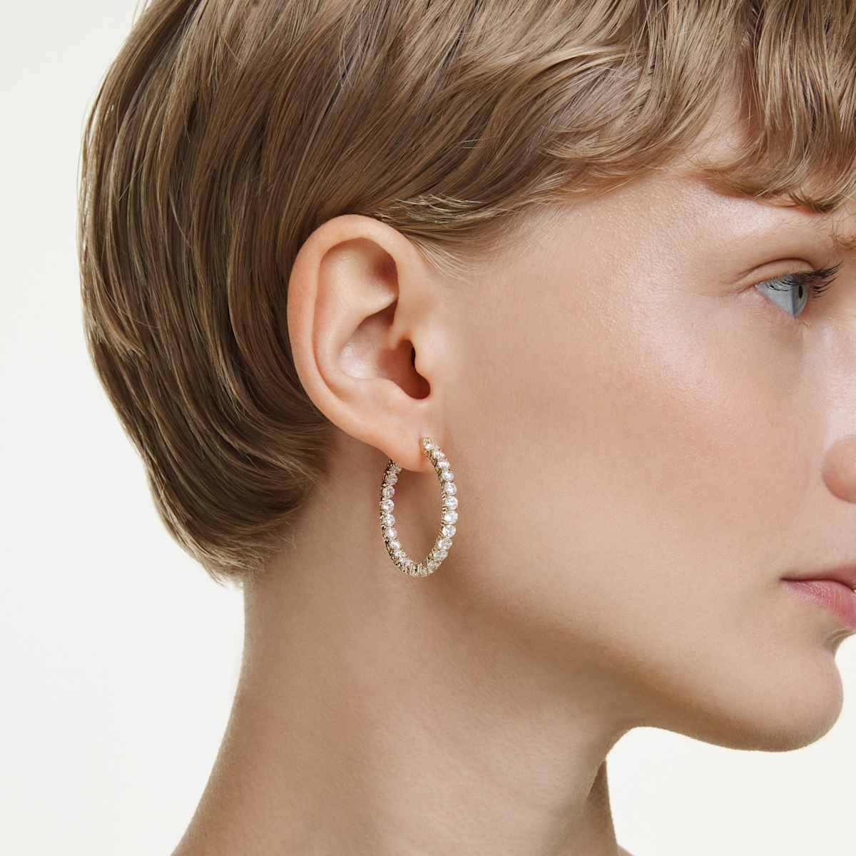 Matrix hoop earrings