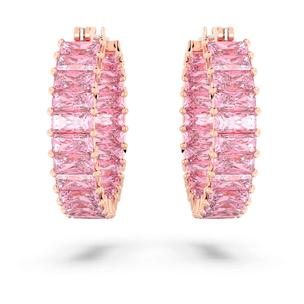 Boucles d'oreilles créoles Matrix