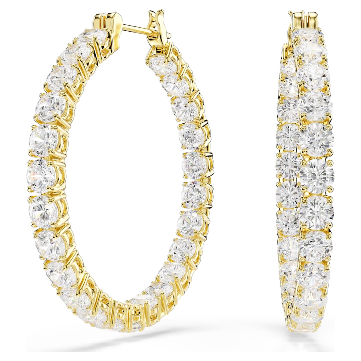 Matrix hoop earrings