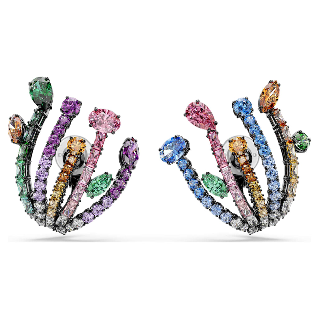 Matrix clip earrings