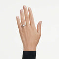 Eternity halo solitaire ring