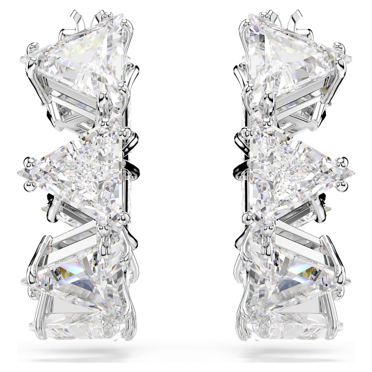 Matrix hoop earrings