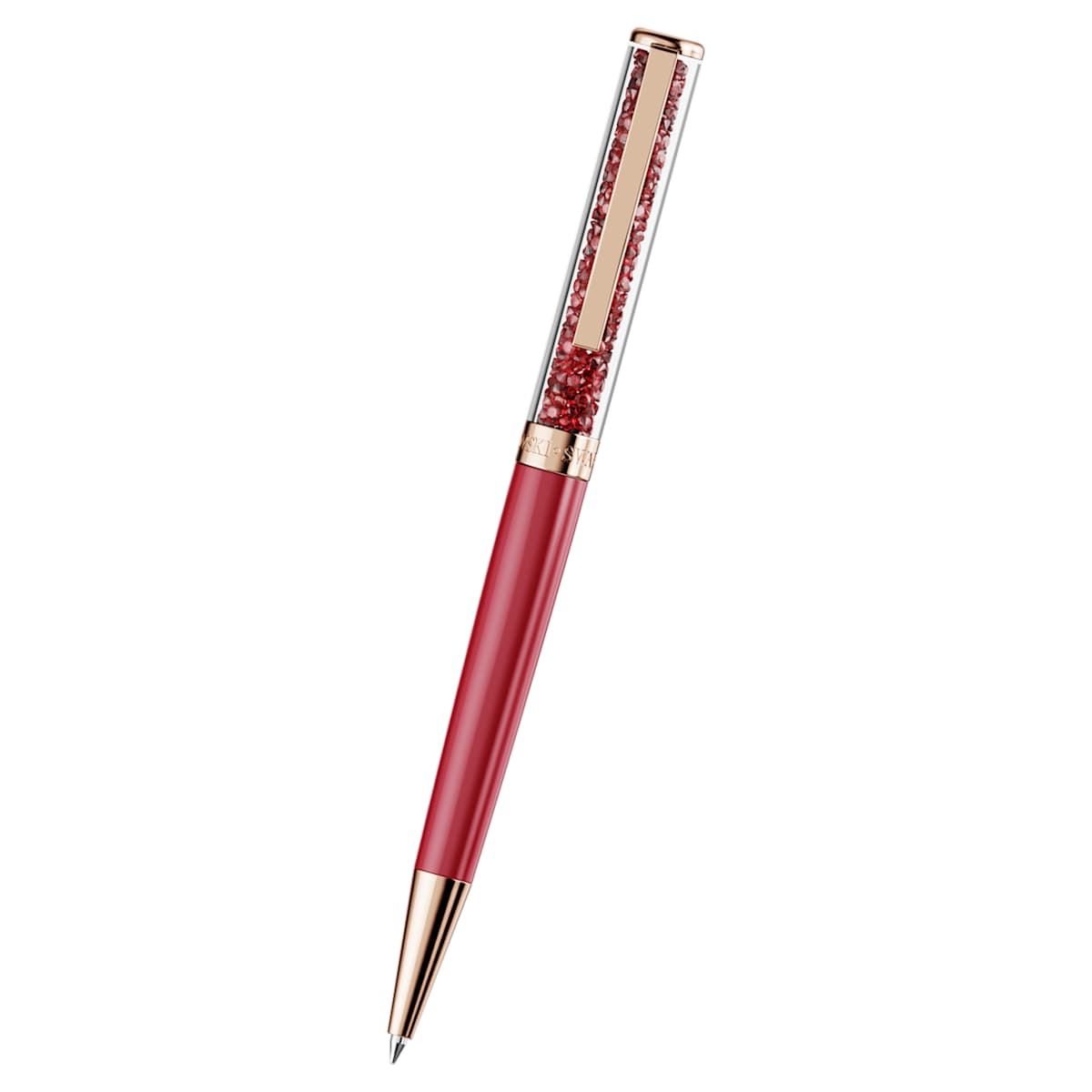 Crystalline ballpoint pen