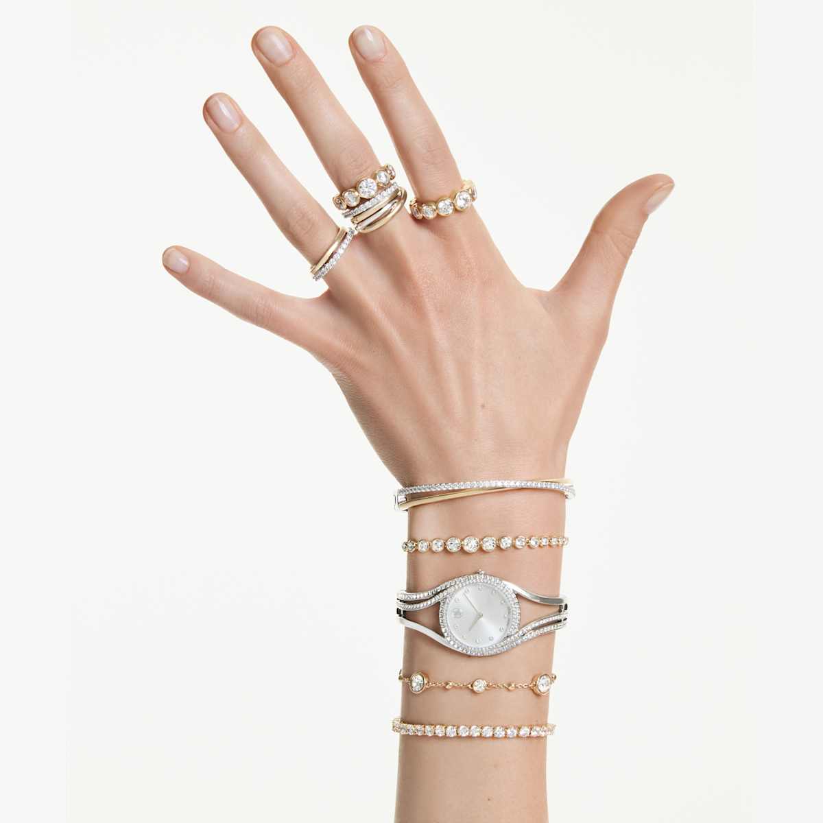 Hyperbola cocktail ring