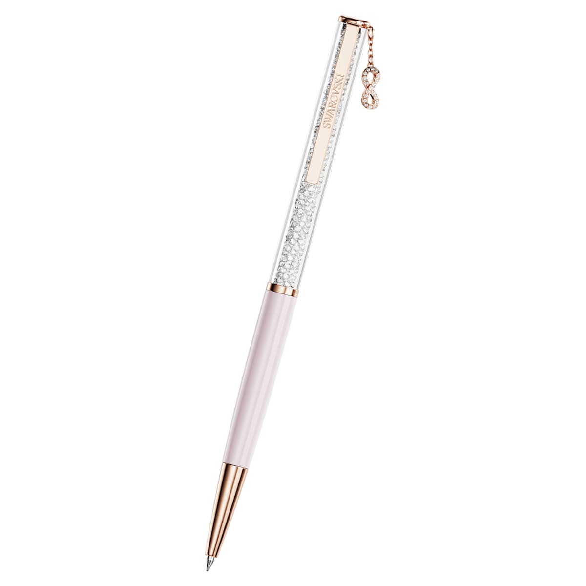 Crystalline ballpoint pen