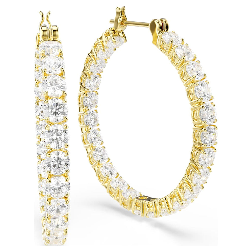 Matrix hoop earrings