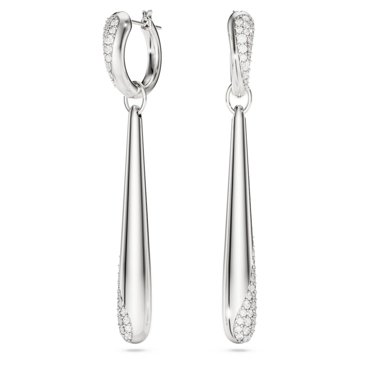 Boucles d'oreilles pendantes et créoles Swarovski Classica