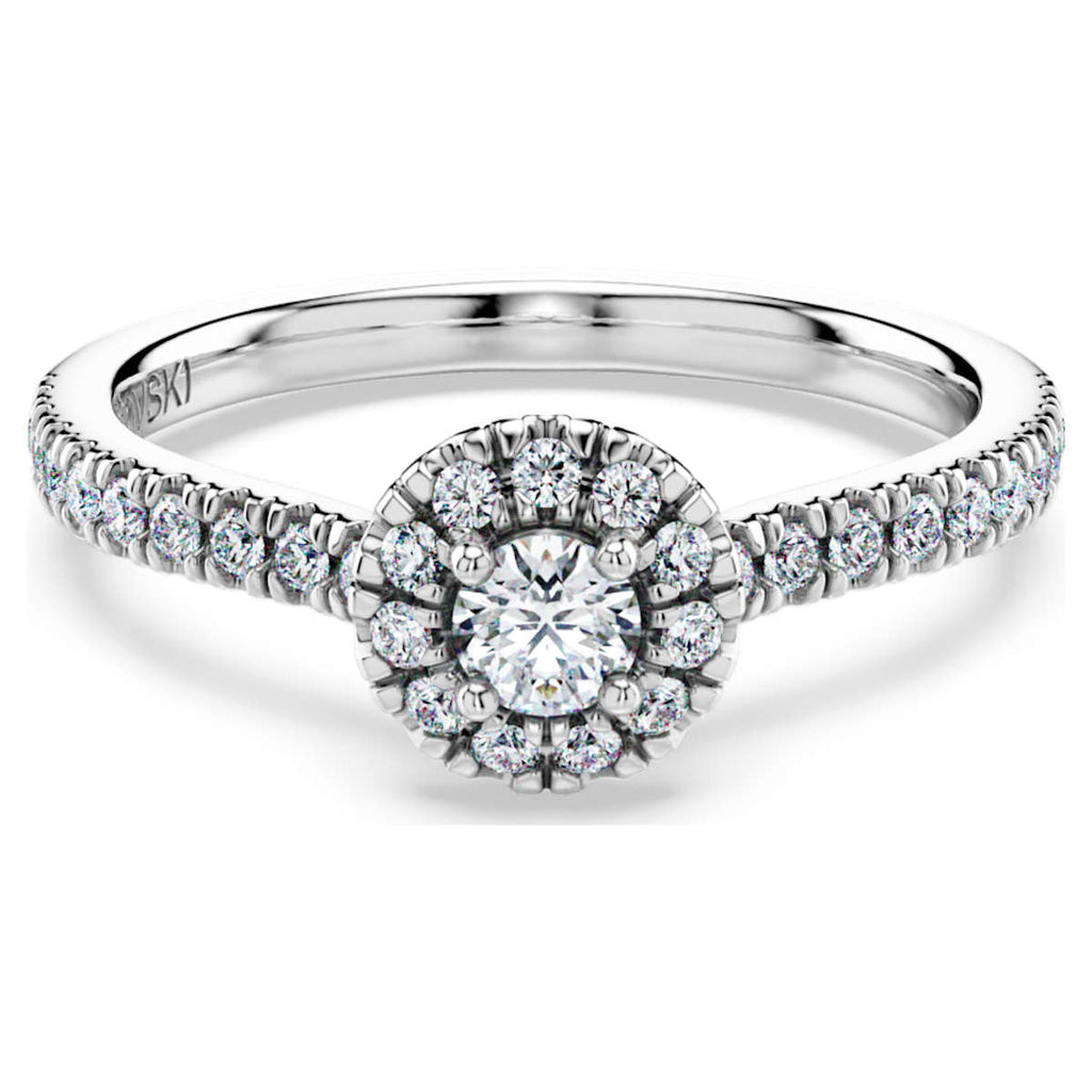Eternity halo solitaire ring