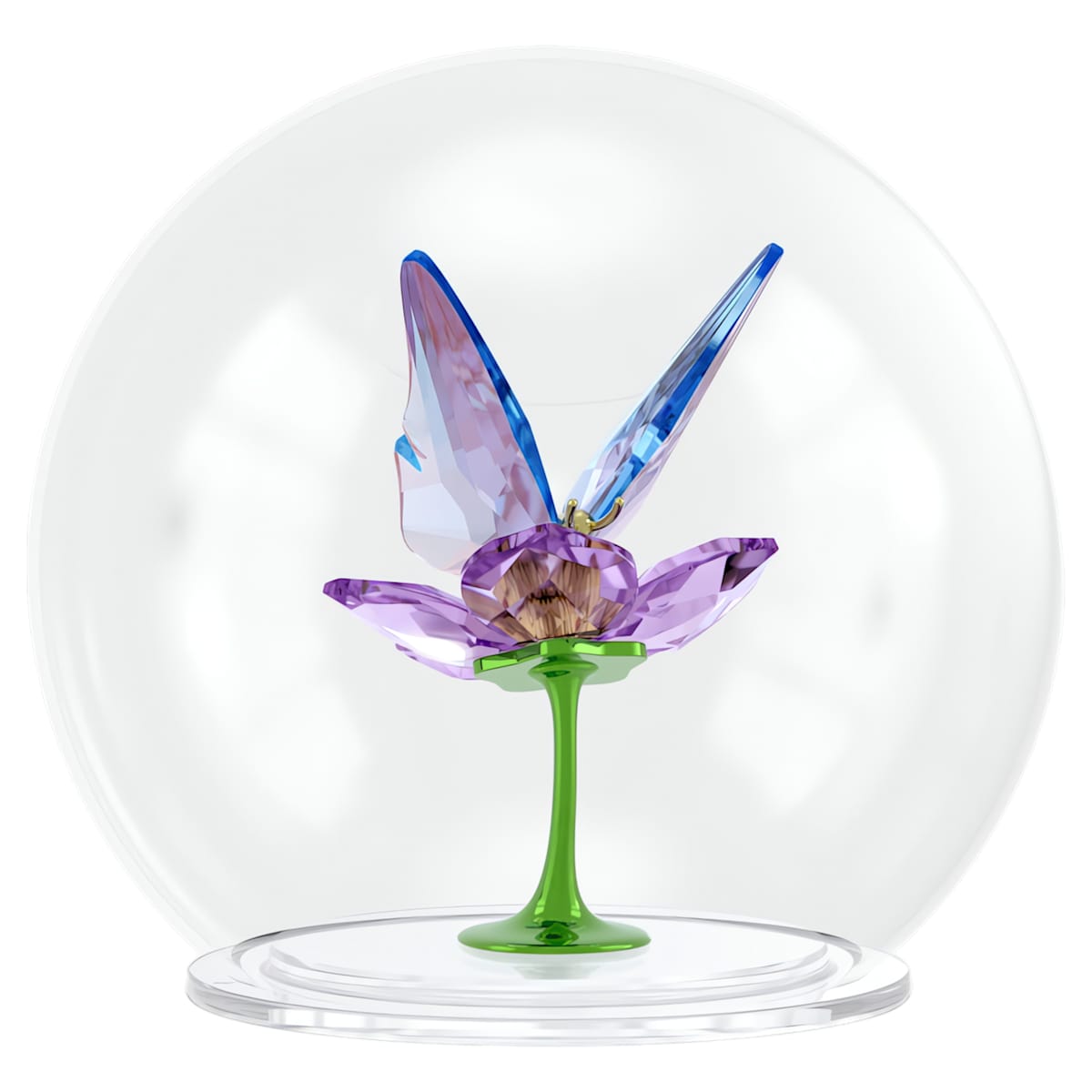 Idyllia Glass Ball Butterfly and Flower