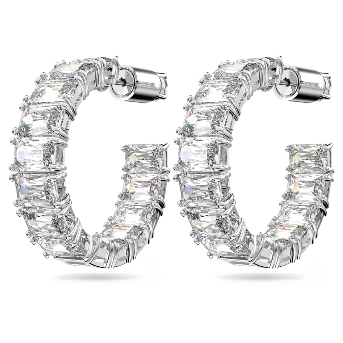 Matrix hoop earrings