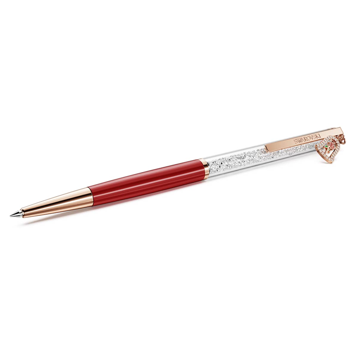 Crystalline ballpoint pen