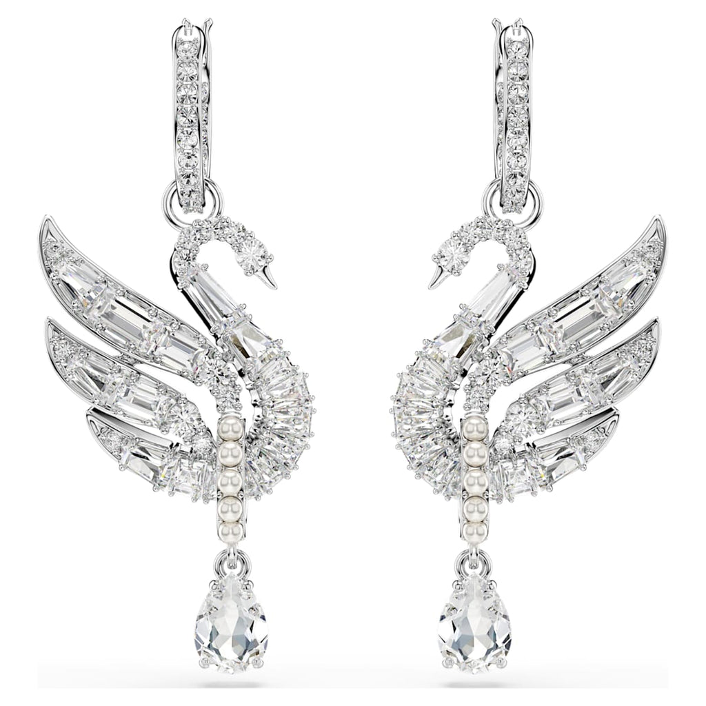 Swan earrings