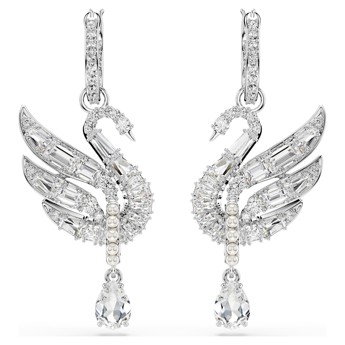 Swan earrings