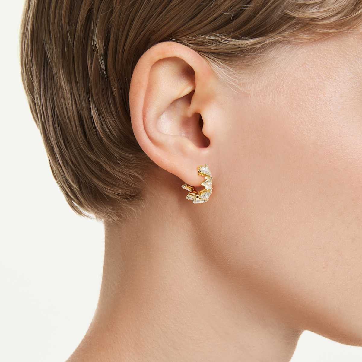 Boucles d'oreilles créoles Matrix