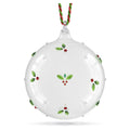 Holiday Cheers Mistletoe Ball Ornament