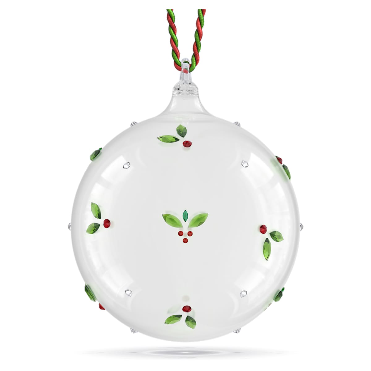Holiday Cheers Mistletoe Ball Ornament
